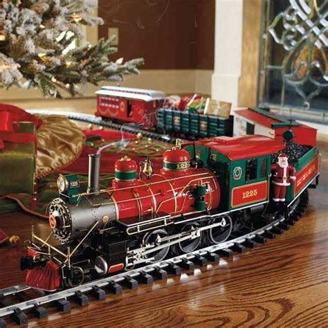 train set for around christmas tree|model trains around christmas tree.